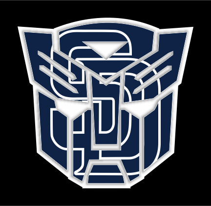 Autobots San Diego Padres logo vinyl decal